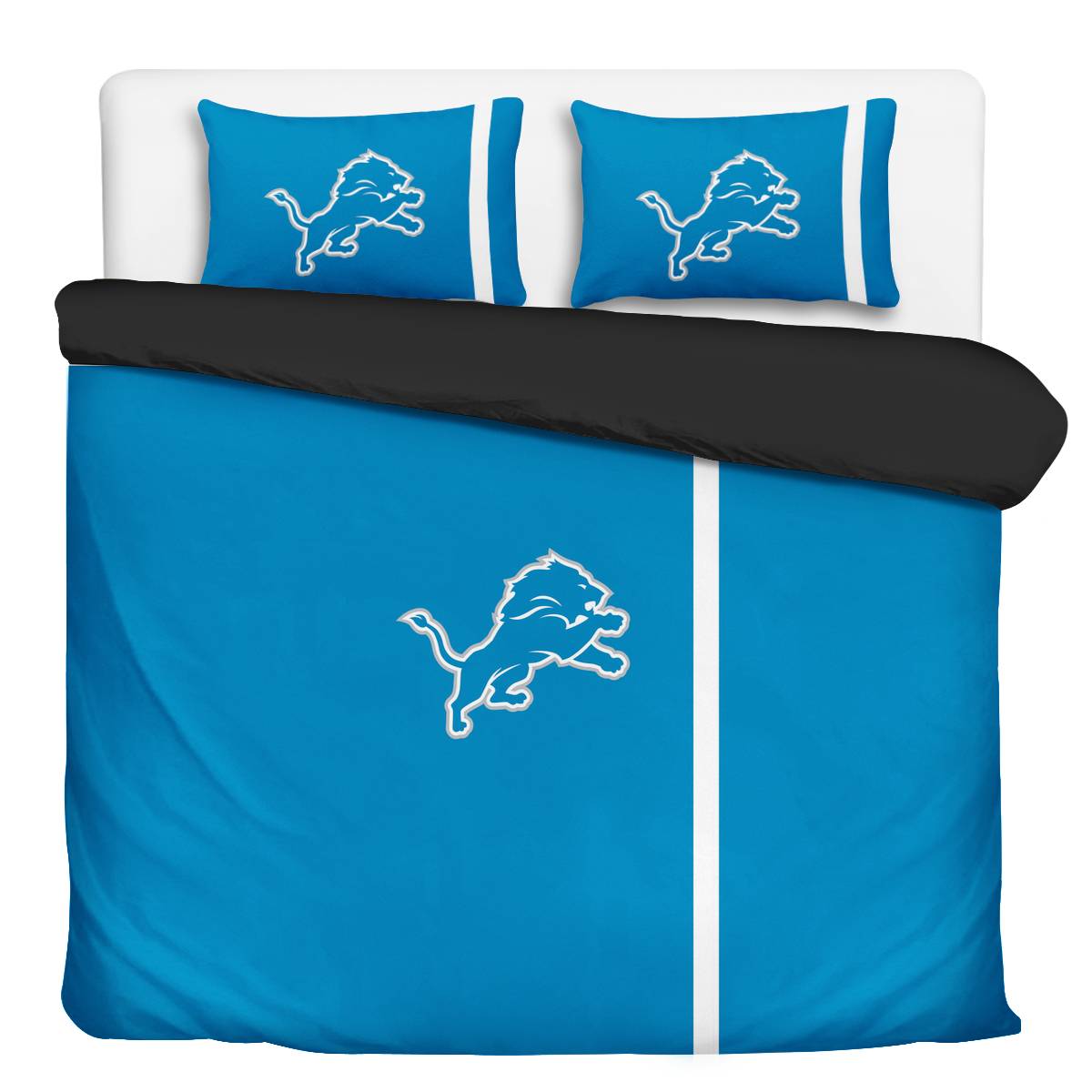 Detroit Lions 3-Piece Full Bedding 001